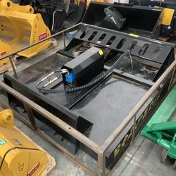 Brush Cutter Hydraulic Attachment For Skid Steer Thumbnail