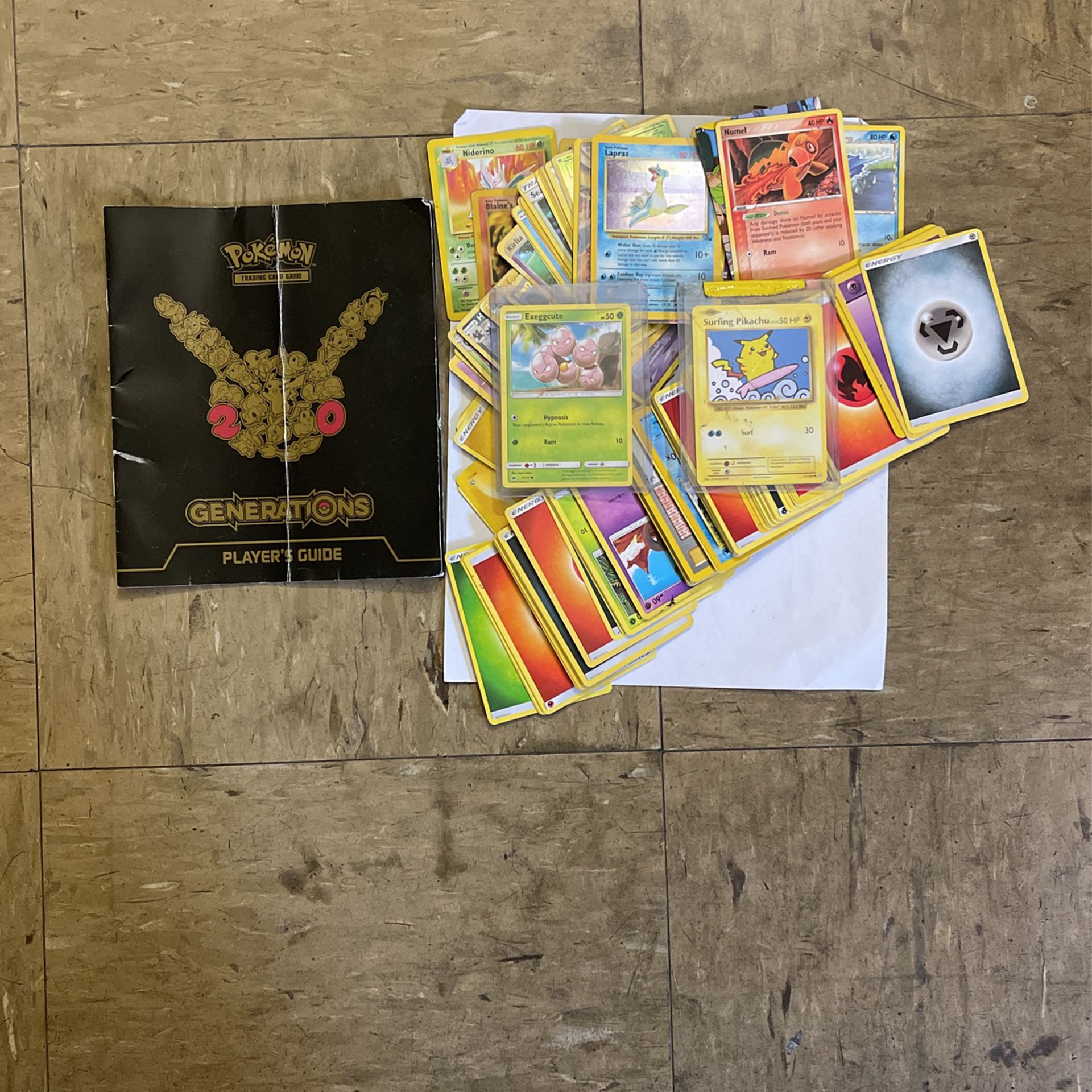 Classic Pokémon cards And players guide book