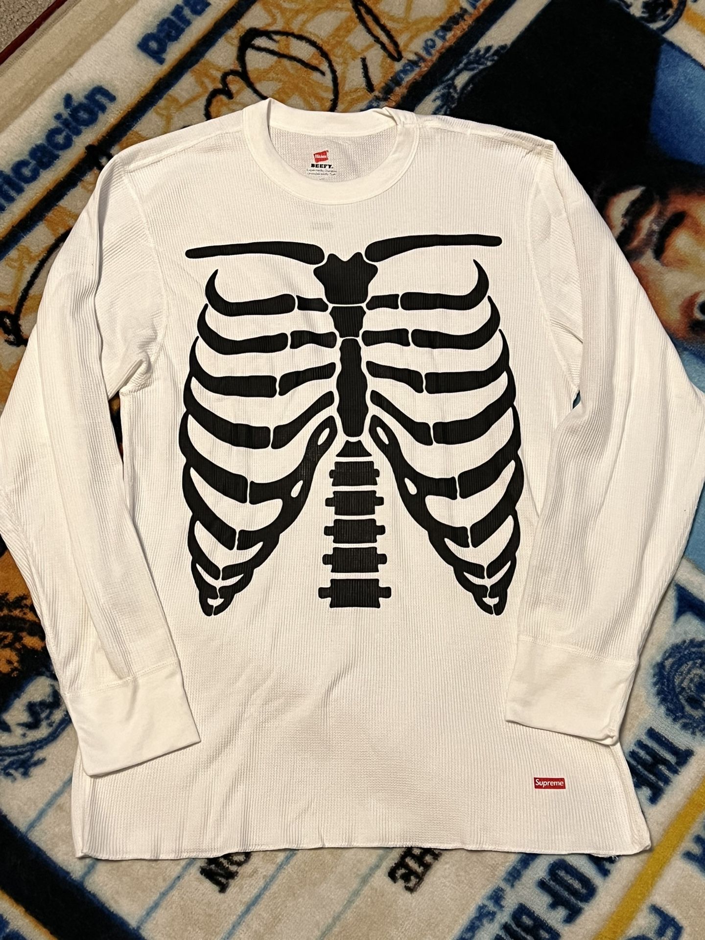 supreme Hanes Bones Thermal Crew - Tシャツ