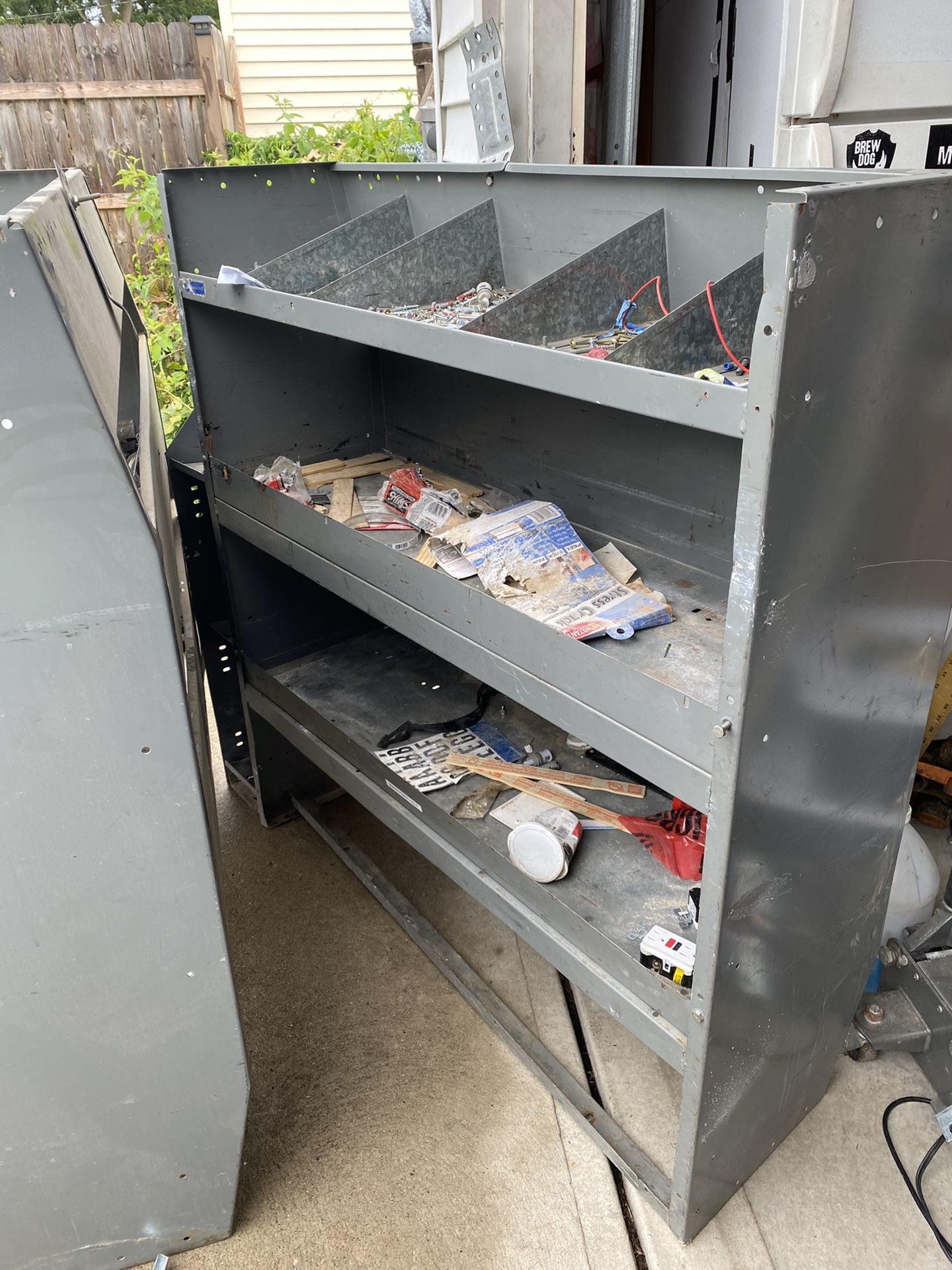3 Metal Shelves /Storing Cabinets For Vans $100