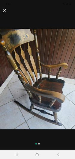 Rocking Chair Solid Wood Thumbnail