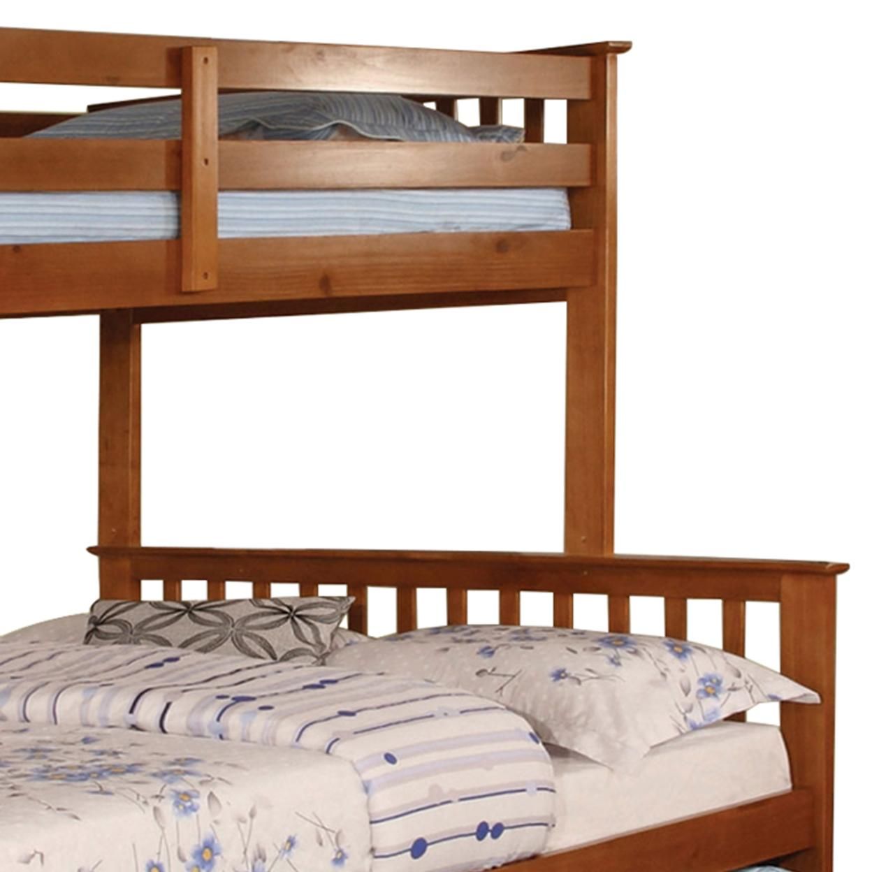 Saltoro Sherpi Bunk Bed with Attached Side Ladder, Brown