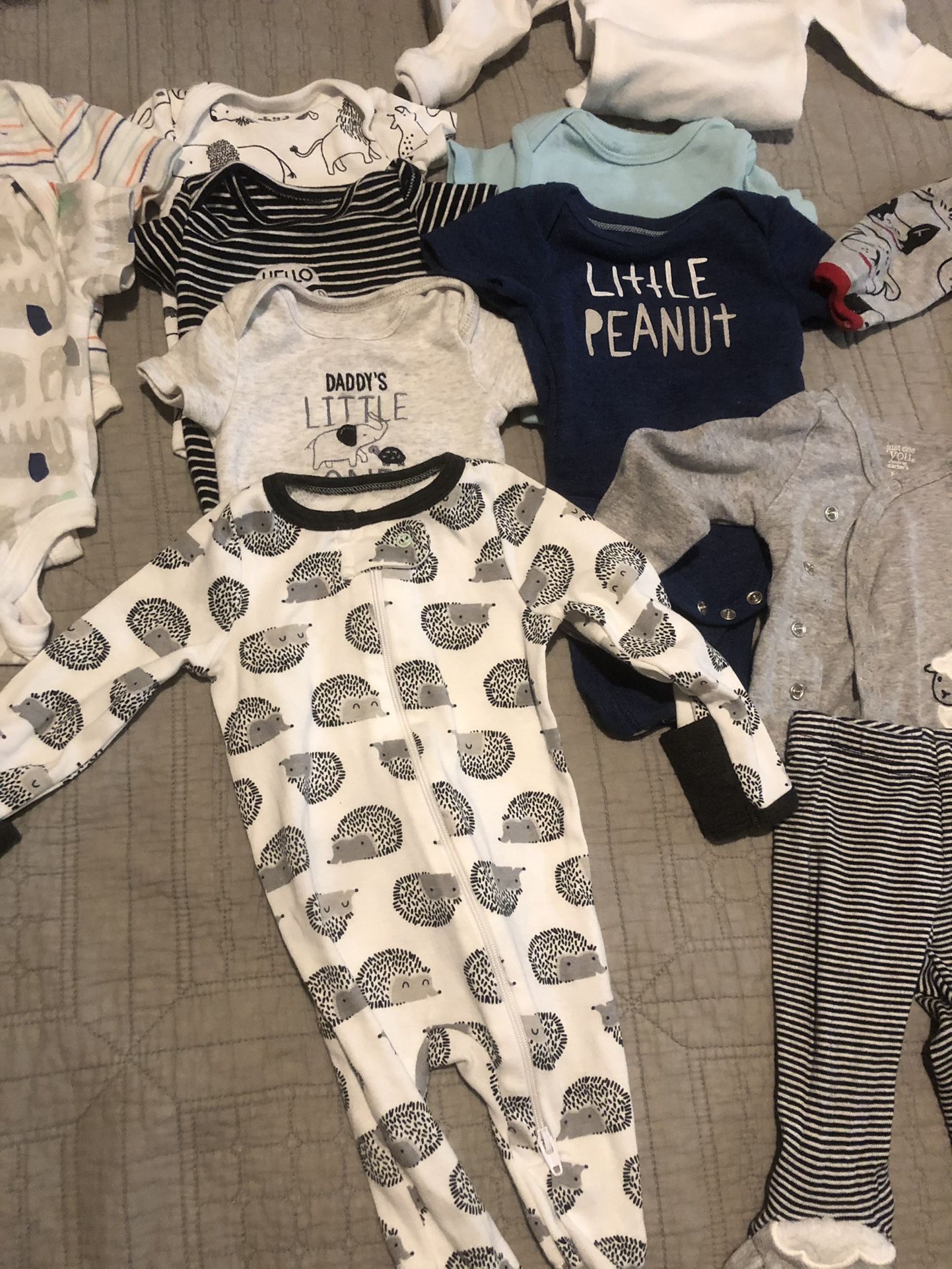 Newborn Sized Clothing And Diapers