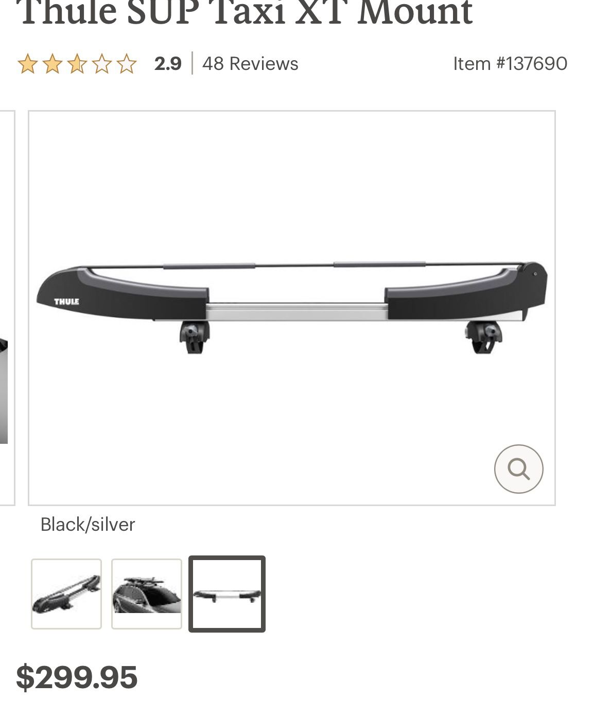 Thule SUP Taxi XT Snow or Surfboard Rack (New In Package)