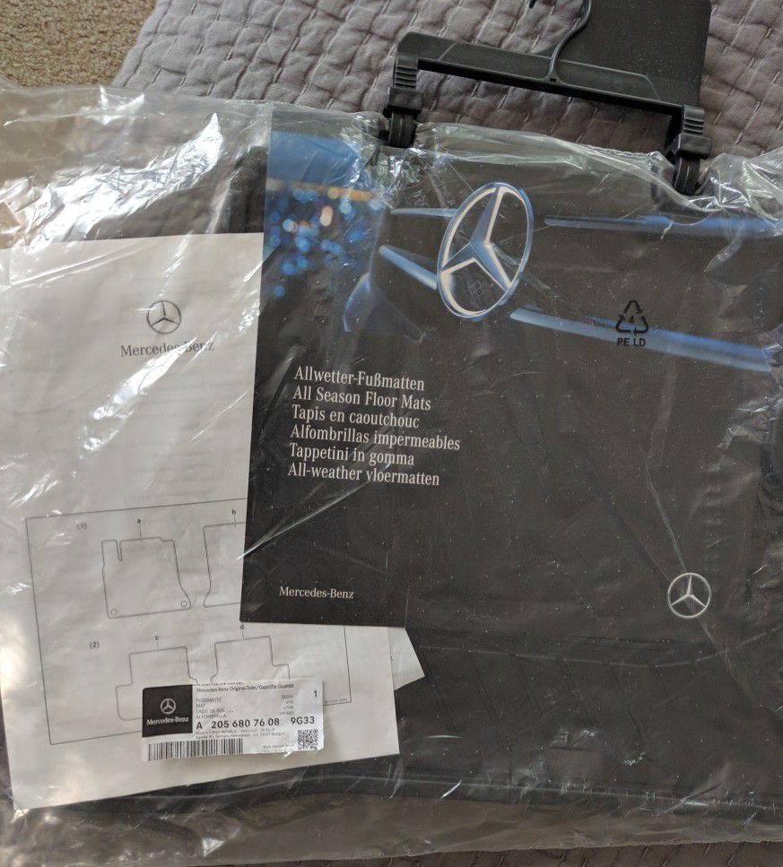 Mercedes C(contact info removed)-2020 Original Floor Mats