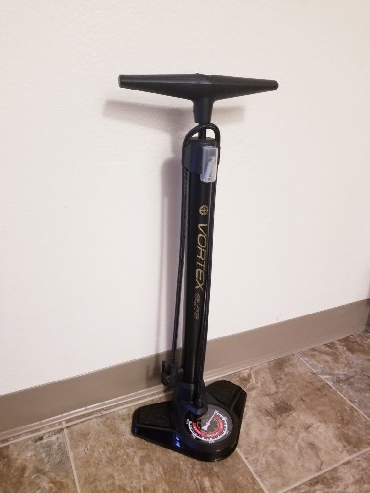 Bike Tire Air Pump w/2 End Filters