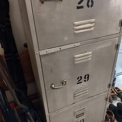 Metal Locker With Locking Safety Boxes (Make An Offer)  Thumbnail