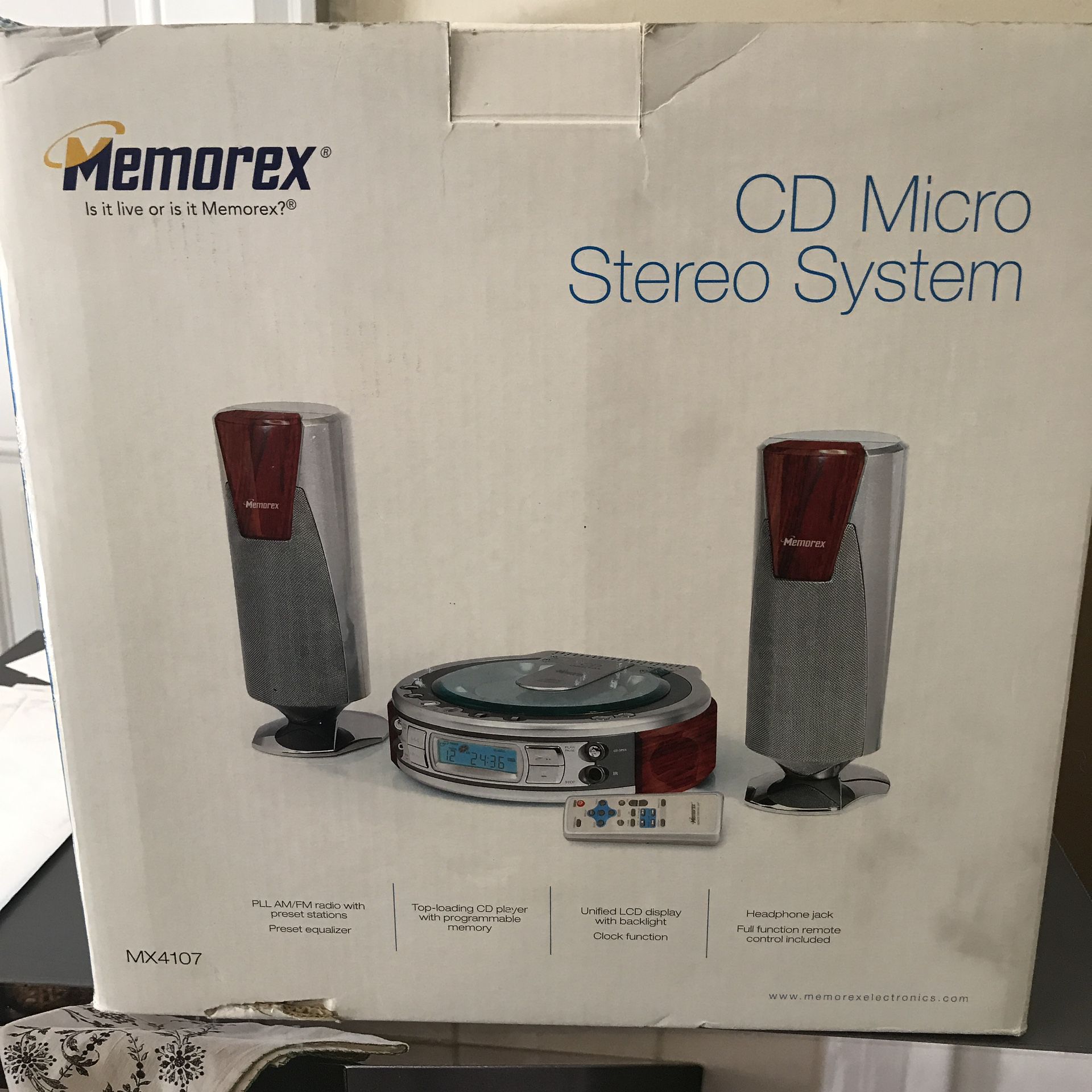 Memorex CD Micro Stereo System