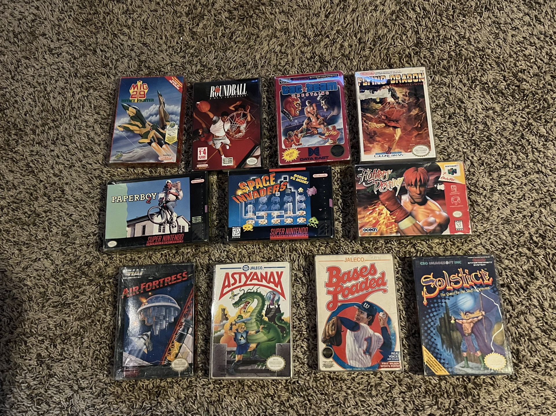 Nintendo Games With Boxes 