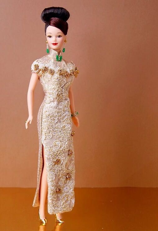 Golden Qi-Pao Barbie Doll Limited Edition