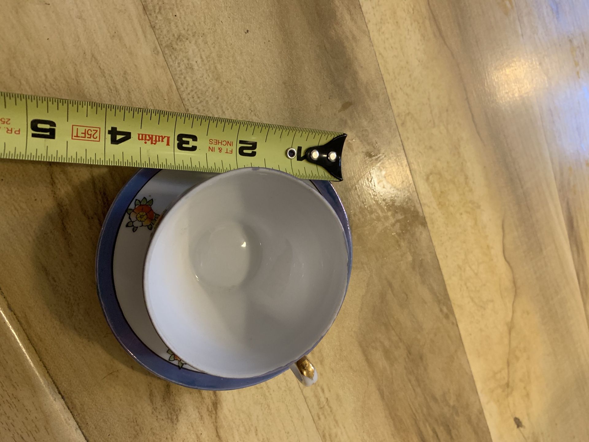Noritake Handpainted Teacup & Saucer