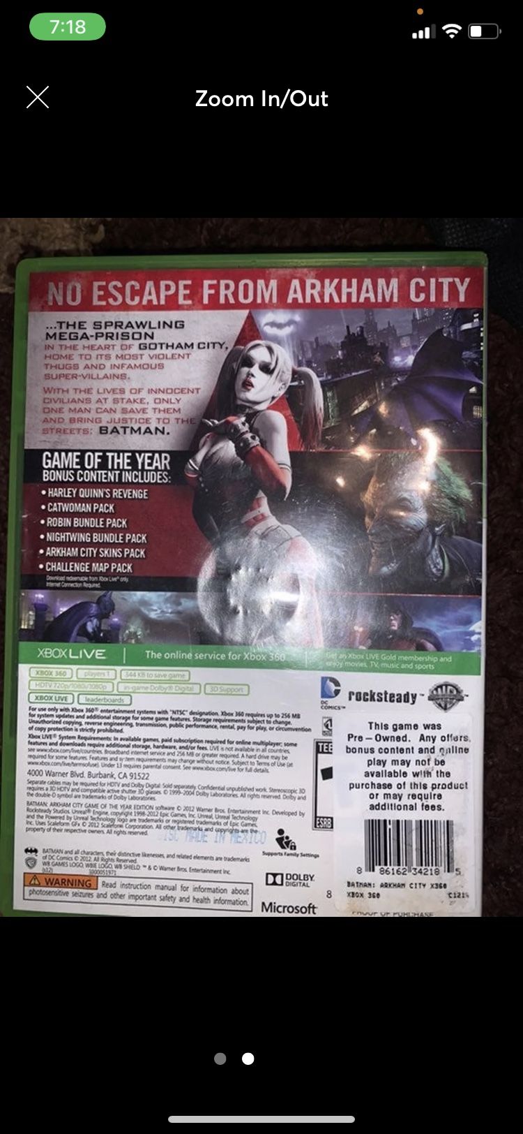 Batman: Arkham City on Xbox 360