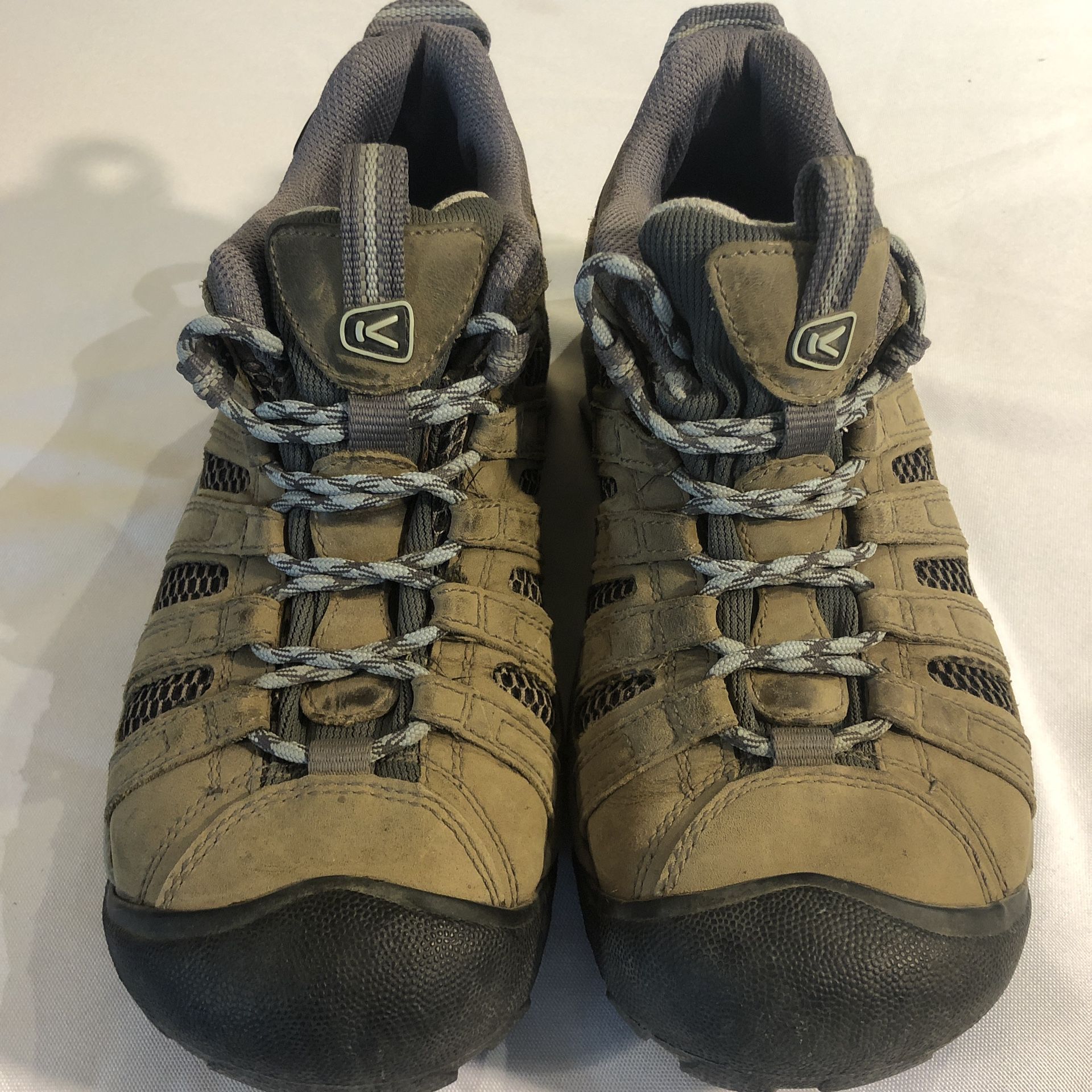 KEEN Women’s Voyageur Brown Leather Hiking Trail Shoes Boots Size 8 1004270