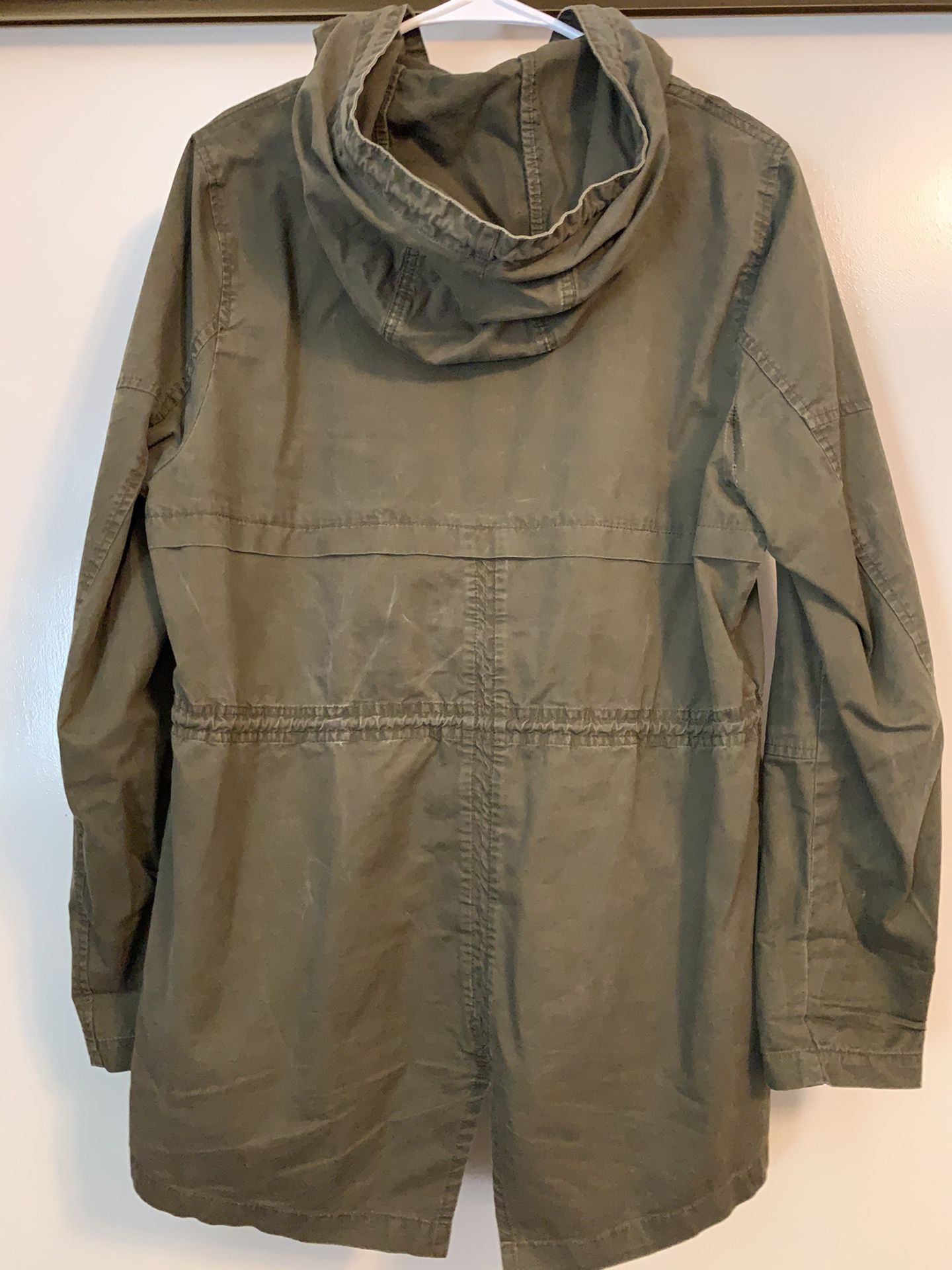 Jacket For Women With Hoodie $15. Good Condition .