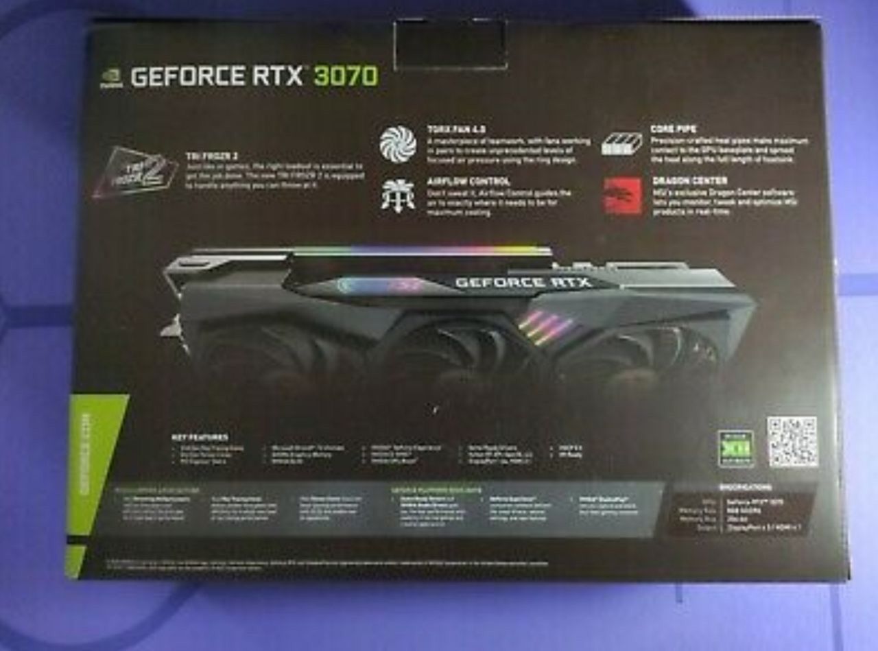 MSI GeForce Rtx 3070 Gaming X Trio 8GB