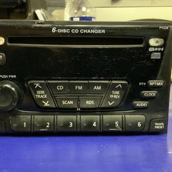 Used 01-03 NISSAN Xterra Frontier OEM Factory AM/FM Radio 6 CD Player Receiver Thumbnail