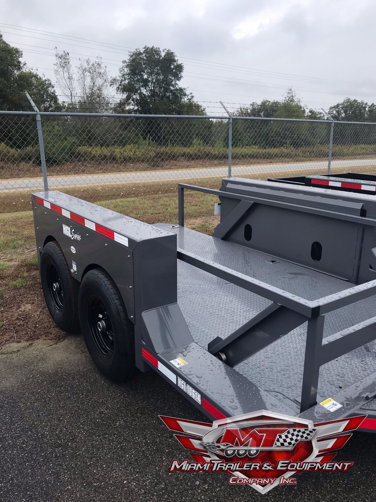 Hydraulic Drop Deck Scissor Lift Trailer 6' x 12’ Drop Deck Trailers
