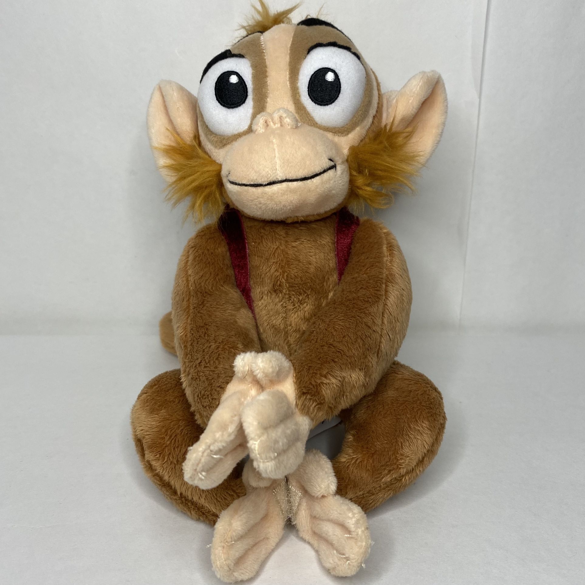 Vintage Disney Store Exclusive Abu Plush Monkey Aladdin Fasteners Hands And Feet