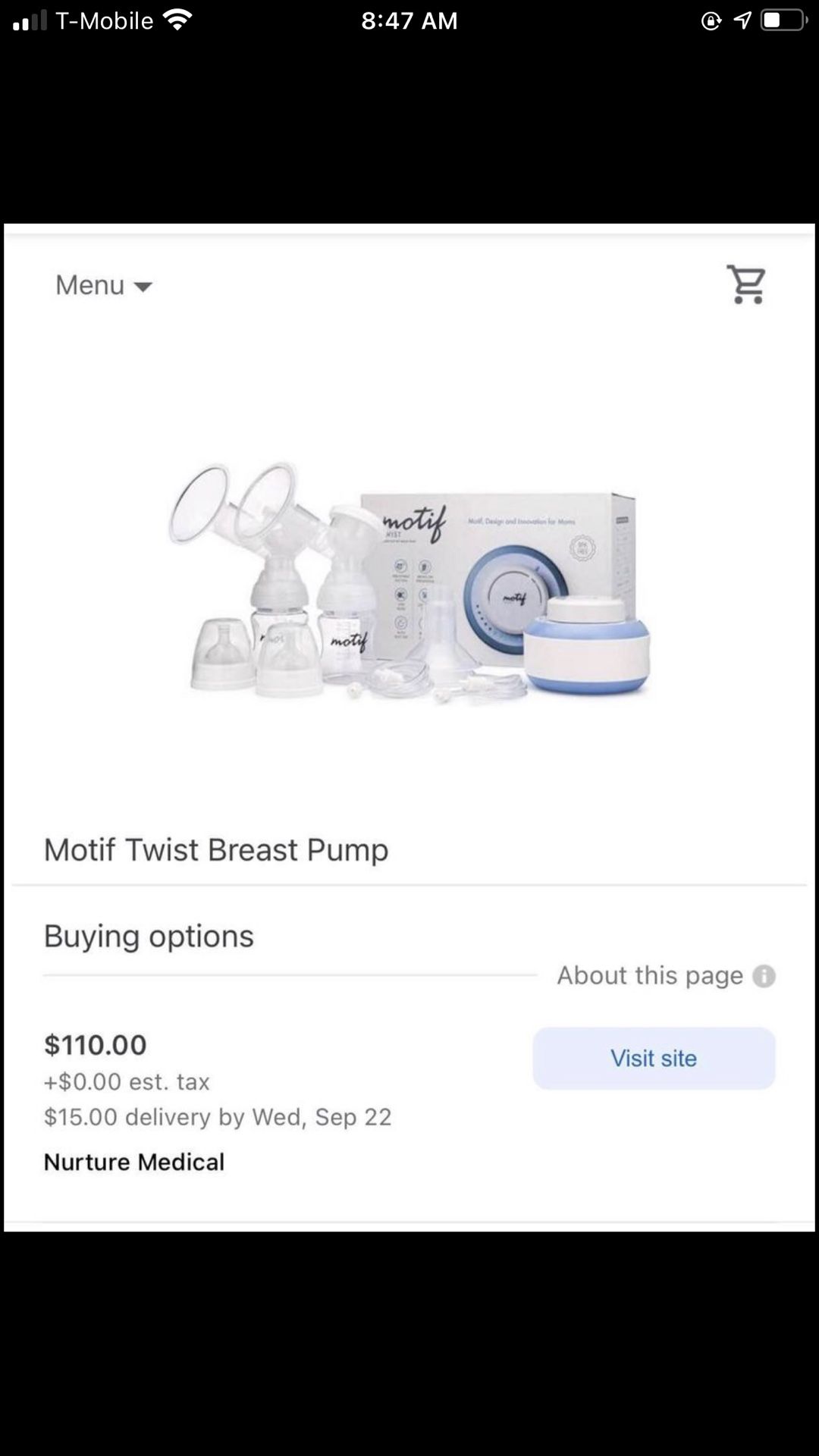 Breast Pump New I’ve Open The Box But Never Use I Decided Formula Was Way More Convenient For Me 