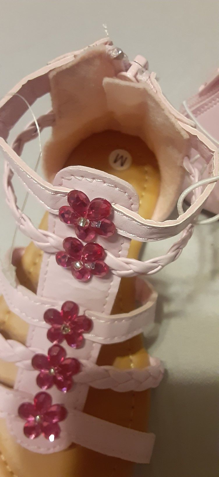 Pink little girls shoes