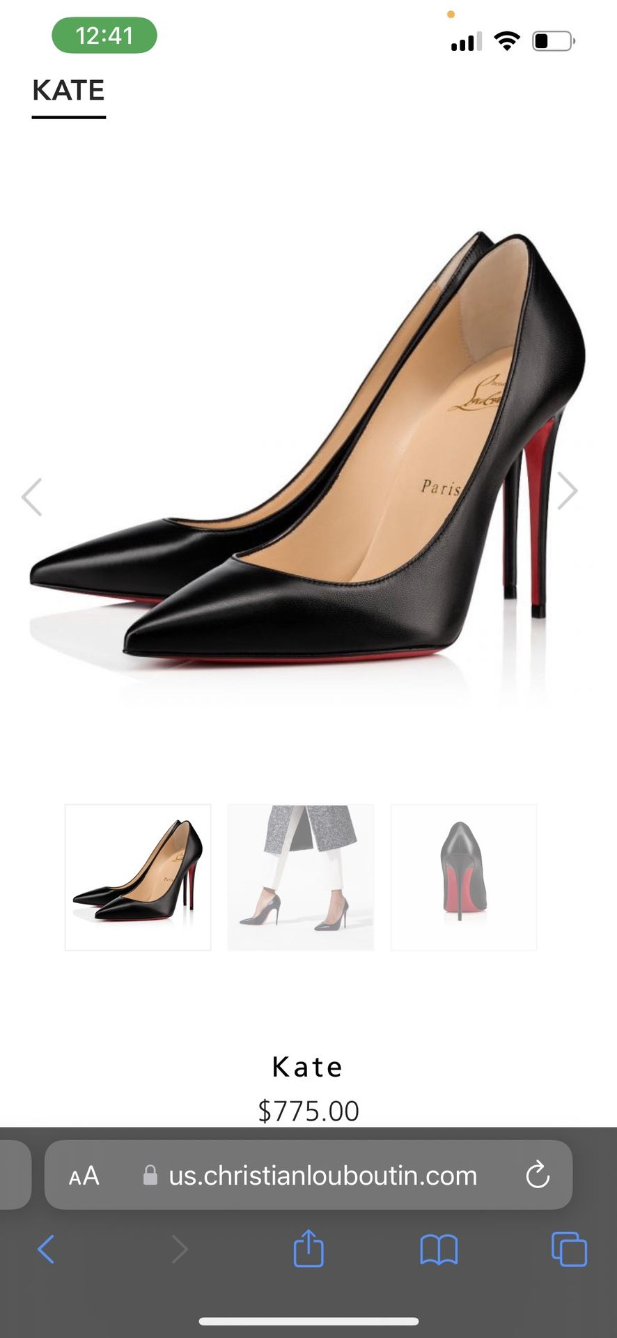 So Kate Black Red Bottoms