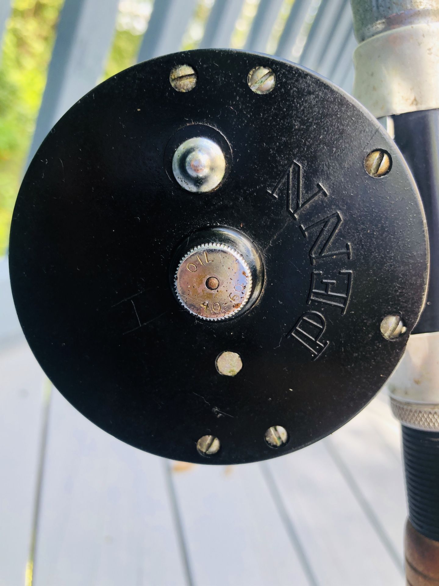 fishing reel and rod for deep sea