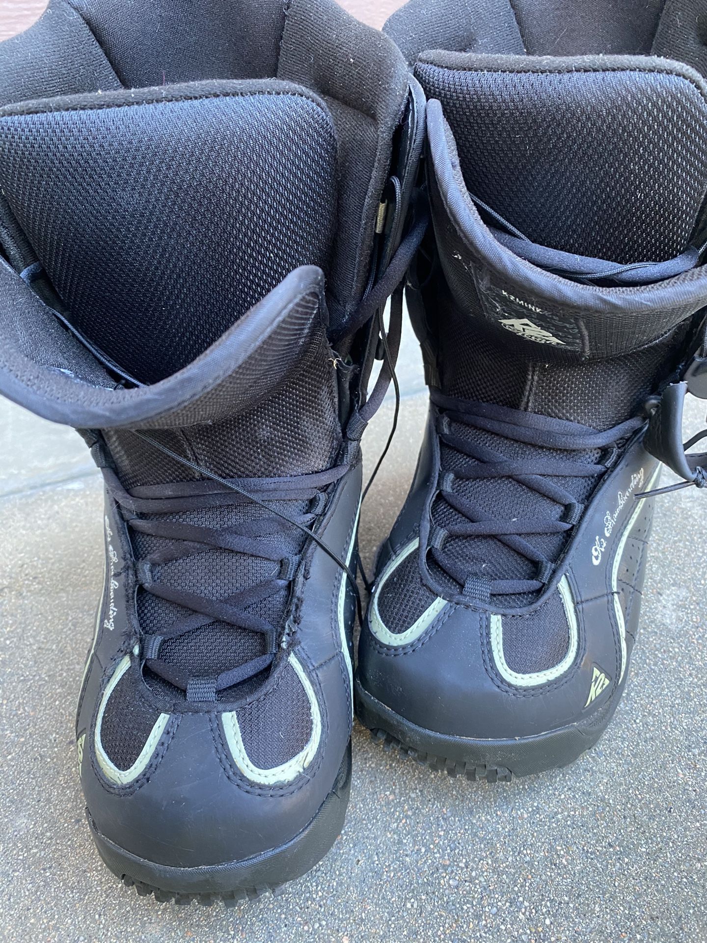 Burton Snowboard And Travel Bag And Boots