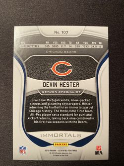 2019 Panini Certified Devin Hester Immortals 108/299 #107 Thumbnail