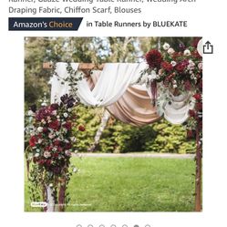 Chiffon Draping Fabric For Weddings And Parties Thumbnail