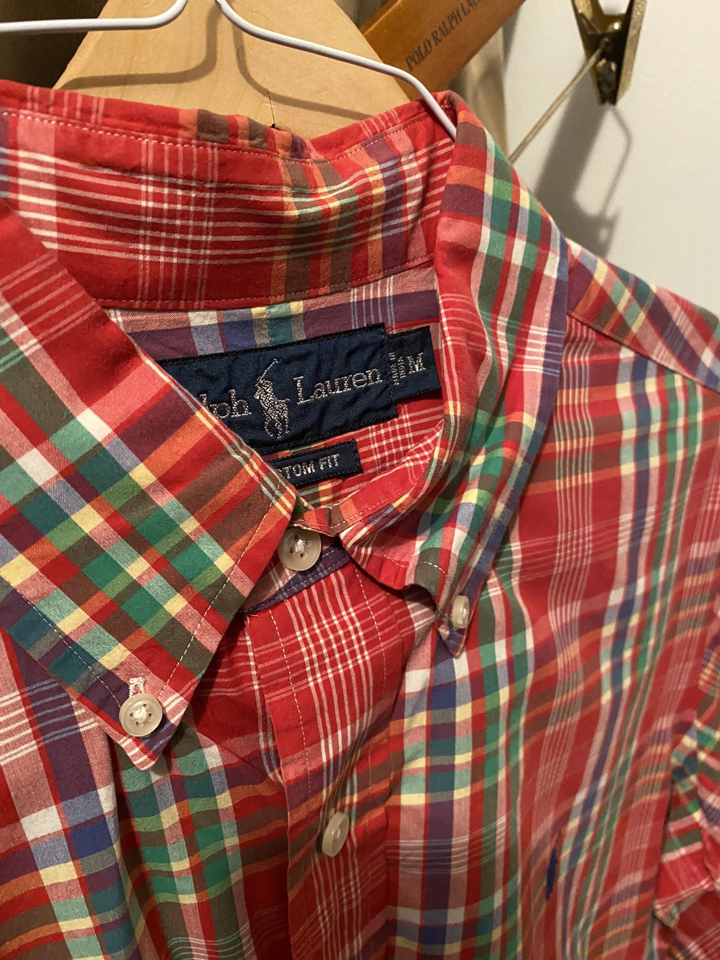 Ralph Lauren Polo Men’s Button Down Dress L/S Shirts Sz M ( 5ea)