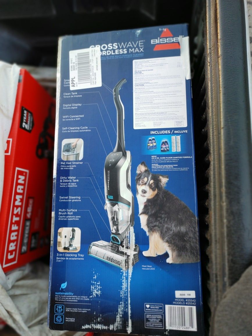 Bissell Cross Wave Vacuum And Floor Washing