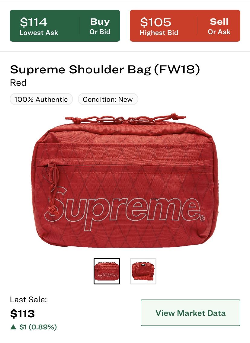 supreme shoulder bag