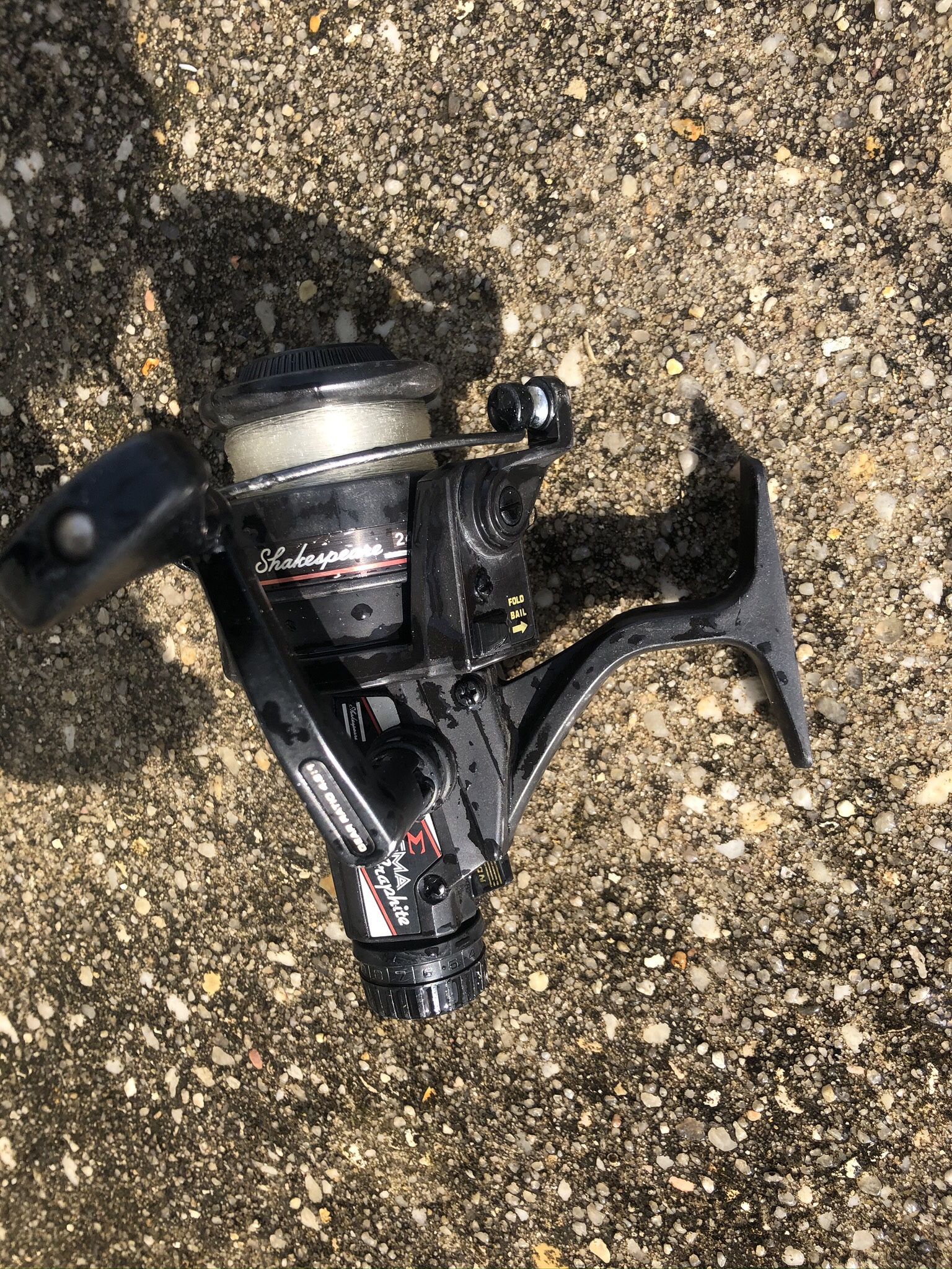 Shakespeare Sigma Pro Graphite Spinning Reel 2400-040 - Made In Japan