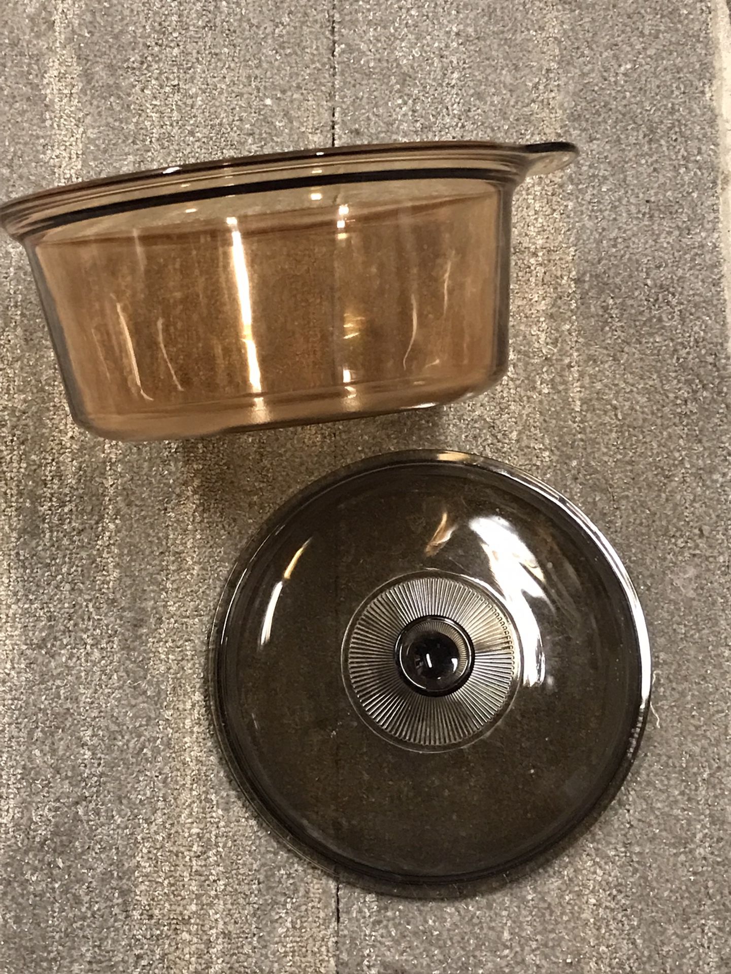 Glass Bowl/pot With Lid
