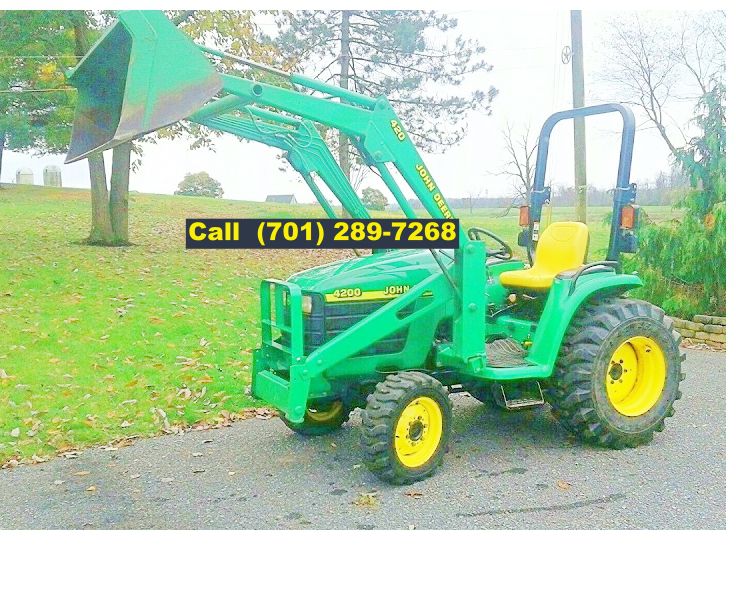 Compact Loader Tractor 4X4 1996 John Deere 4200