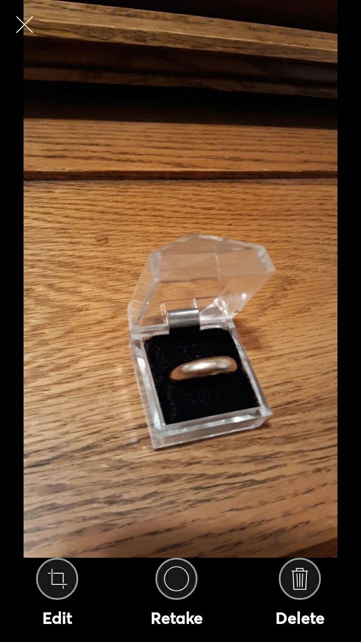 Mens Wedding Band 14 K Yellow Gold