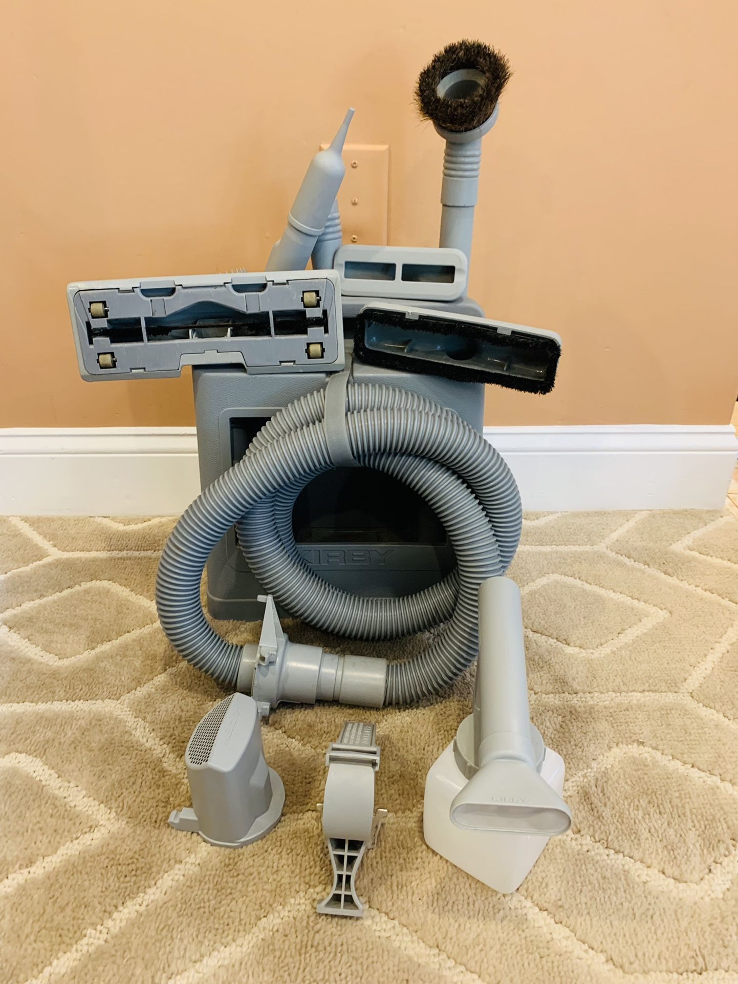 Kirby diamond vacuum cleaner with attachments and shampooer