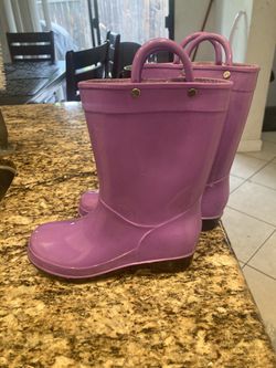 Girls Rain Boots Size 12 Thumbnail