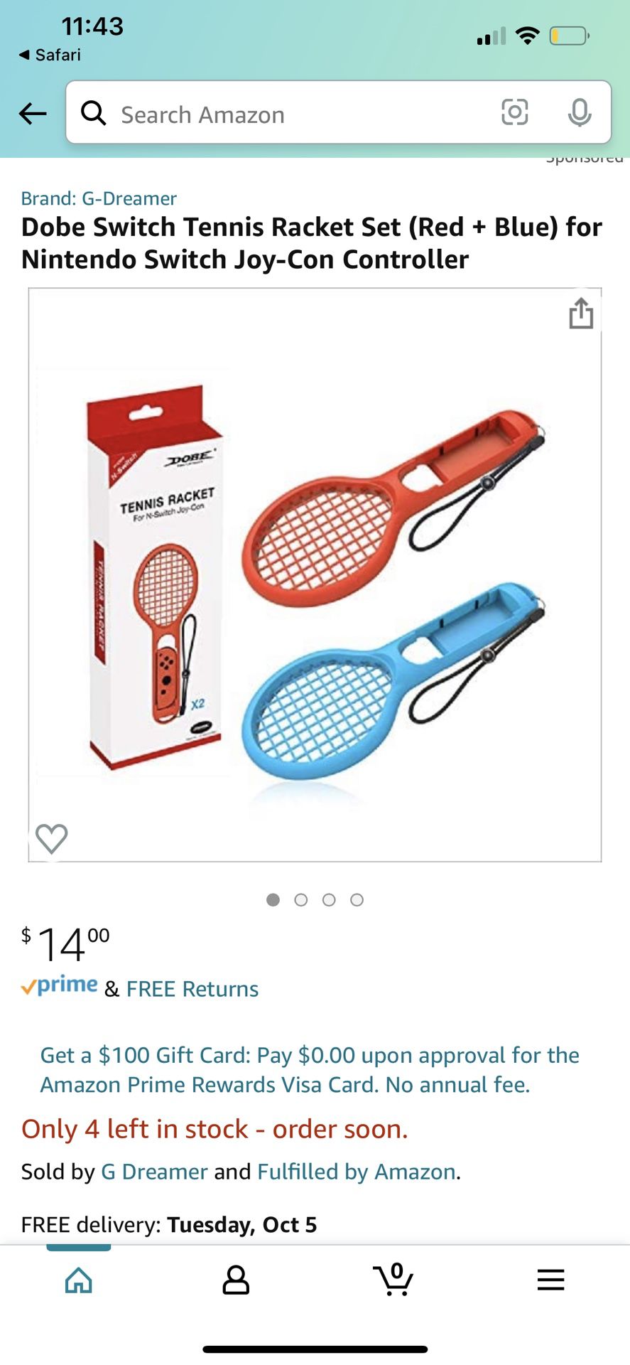 Nintendo Tennis Racket