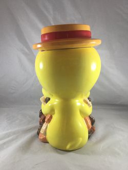Tweety Bird Cookie Jar from 1997 Looney Tunes Warner Brother by Gibson Thumbnail