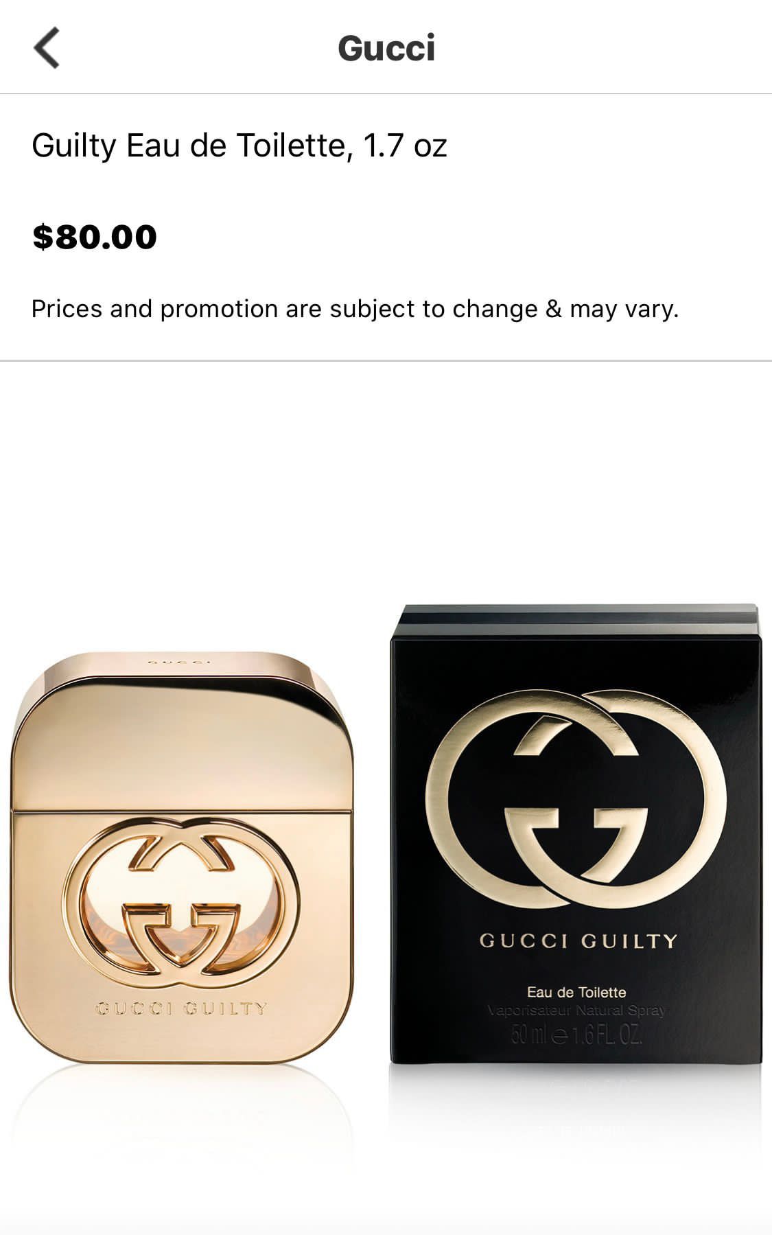 Gucci Guilty Reg/Gold and Black/Red Authentic