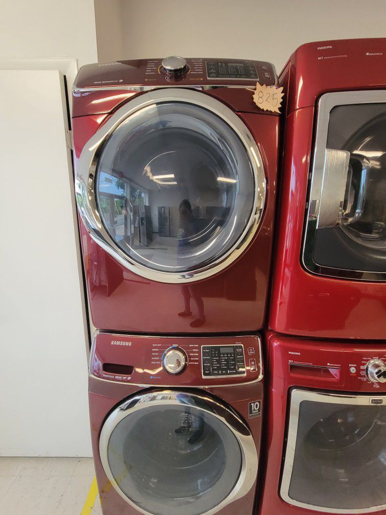 Samsung Front Load Washer And Electric Dryer Set Used In Good Condition With 90day's Warranty 