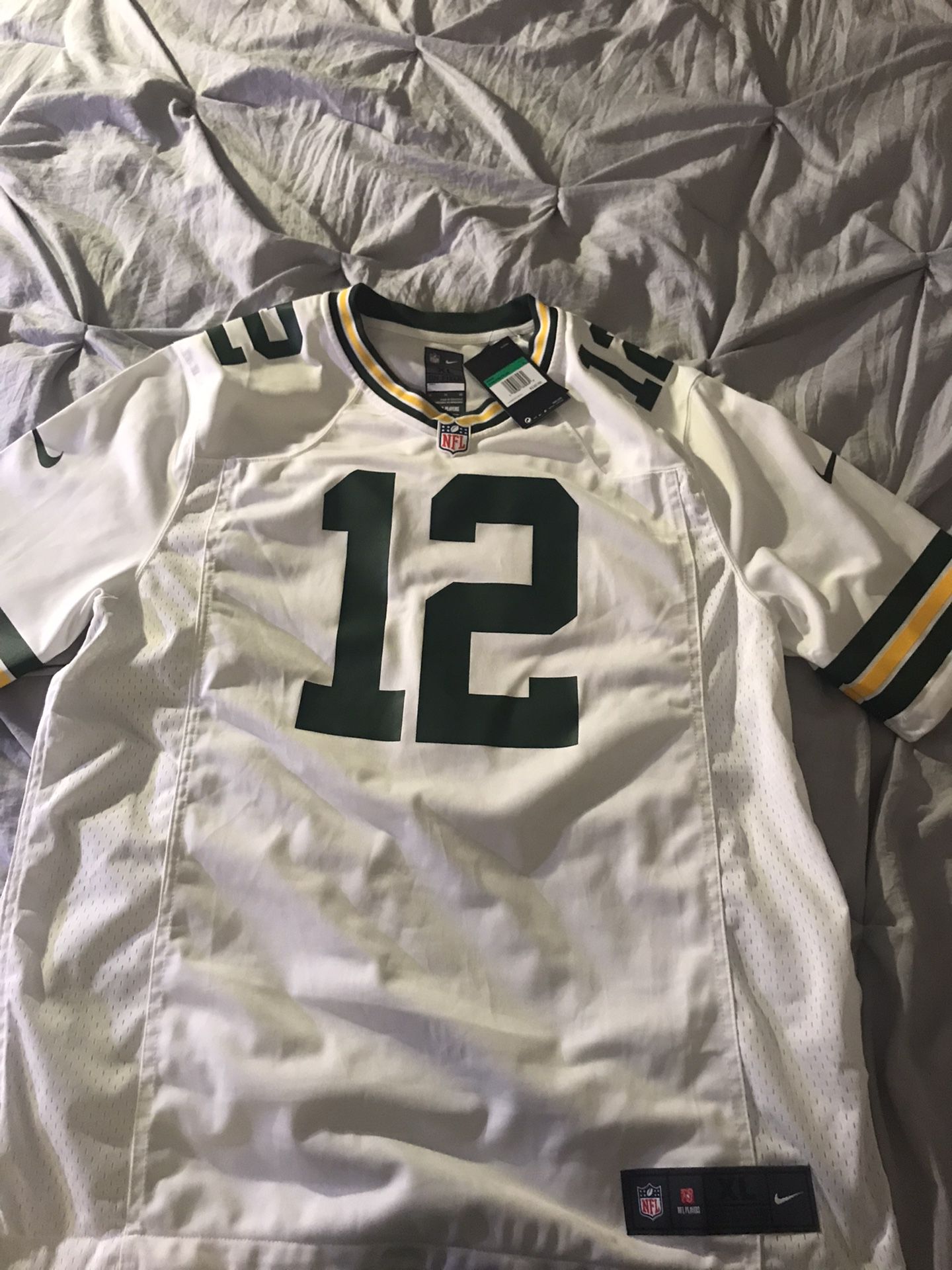 Authentic XL Mens Aaron Rodgers Jersey