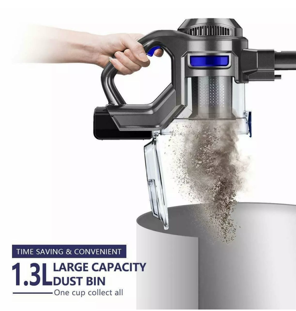 MOOSOO XL-618A Cordless Vacuum 10Kpa 4 in 1 Stick Vacuum Cleaner F Carpet Floor