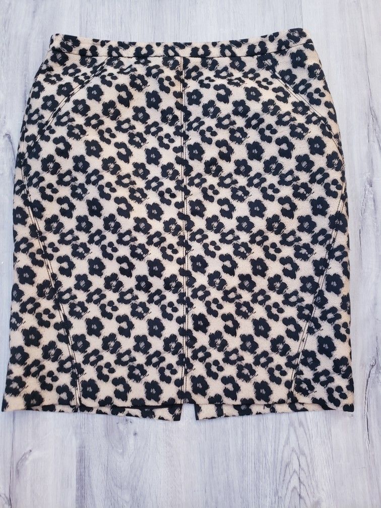 Ann Taylor Pencil Skirt Size 10 Satin Lined