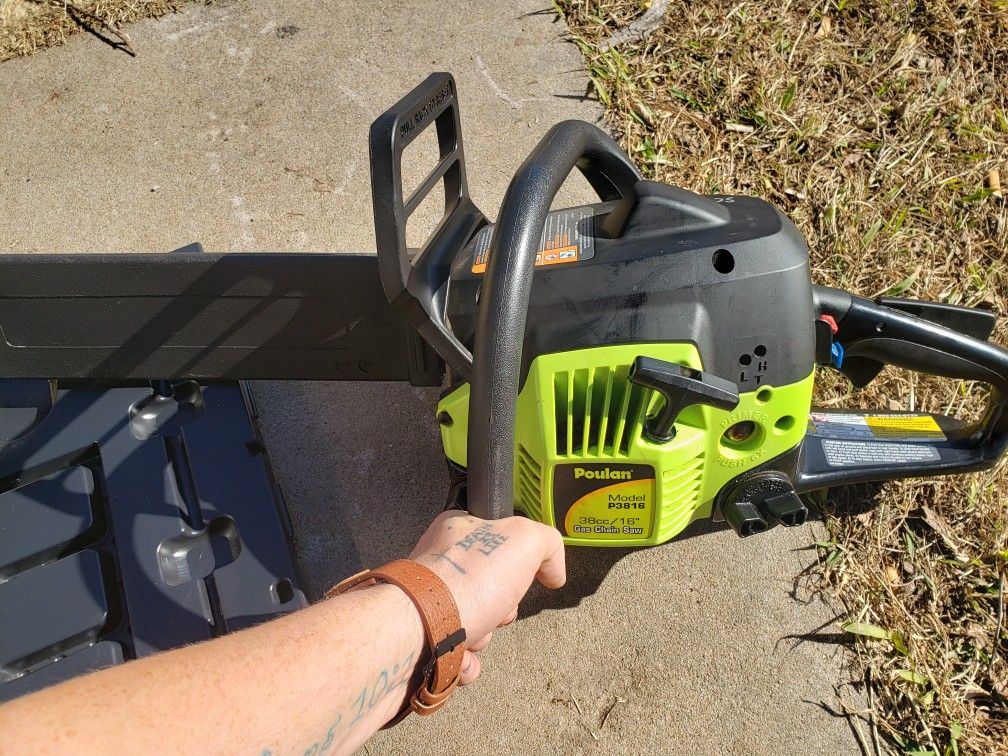 Poulan model p3618 16 inch chainsaw