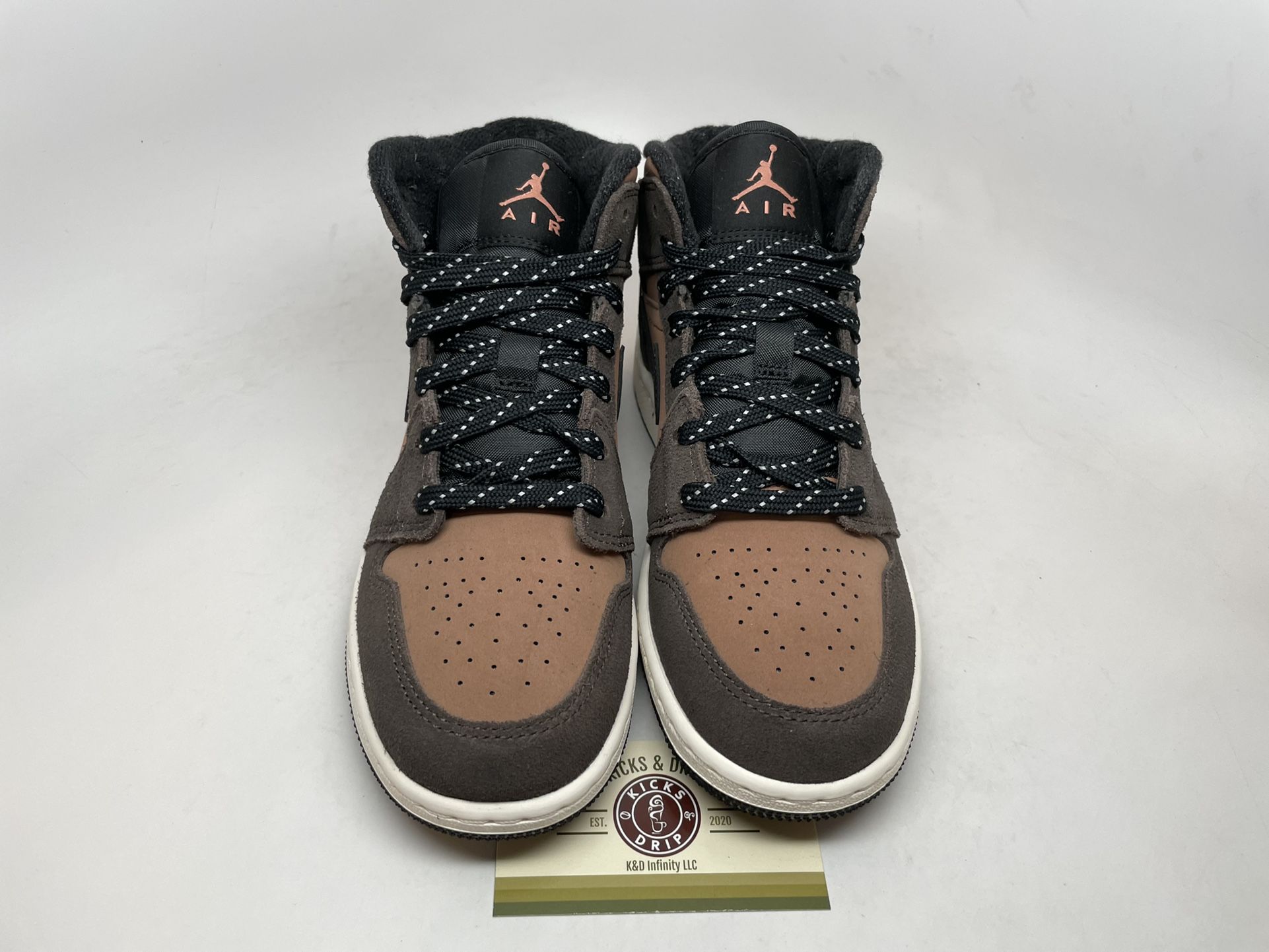 Jordan 1 Mid GS ‘Earth Tone’ Youth sz 4y = women 5.5 New