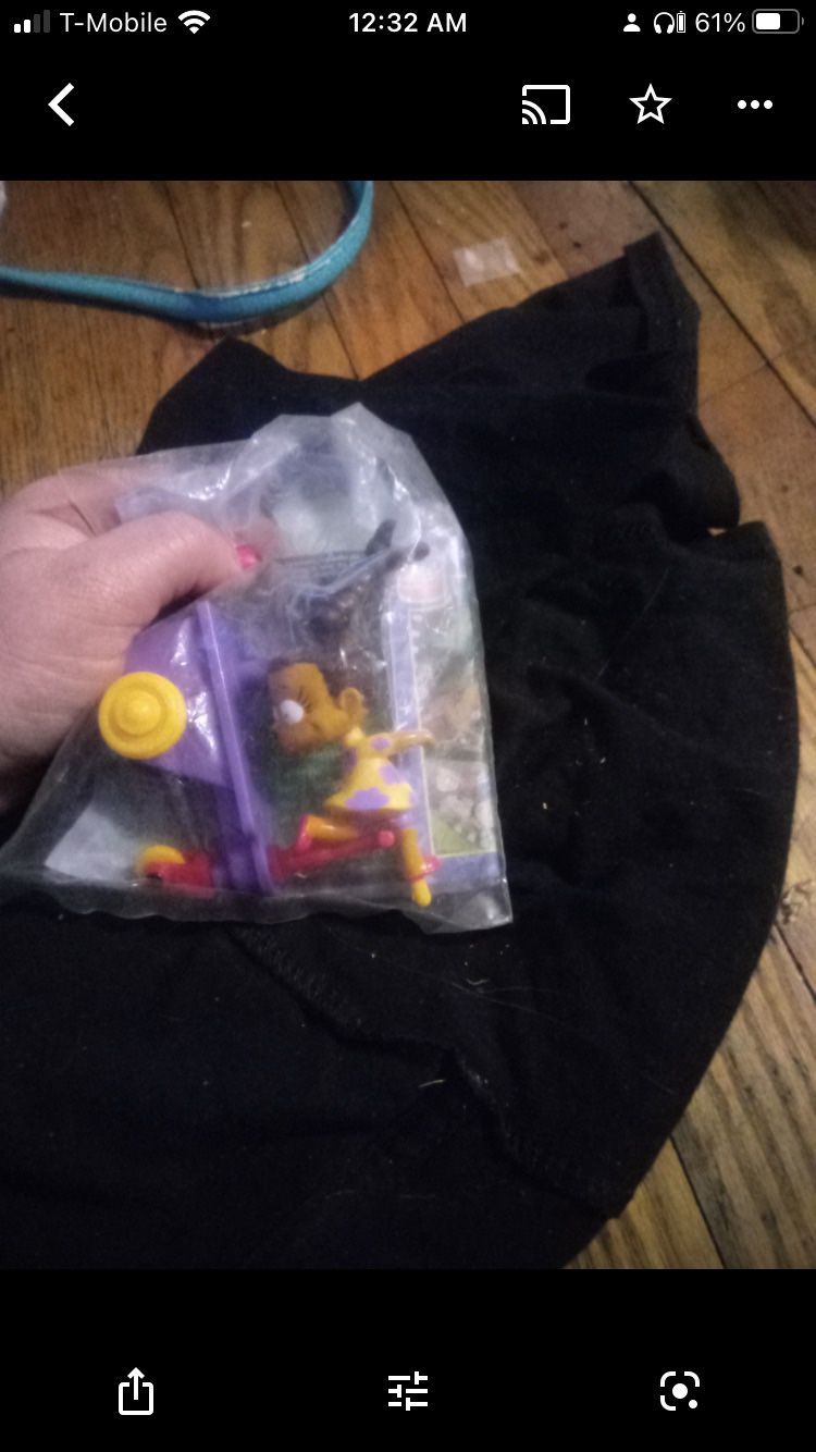 McDonald’s Or Burger King Happy Meal Toys In Plastic Still ! Rugrats And Barbie 