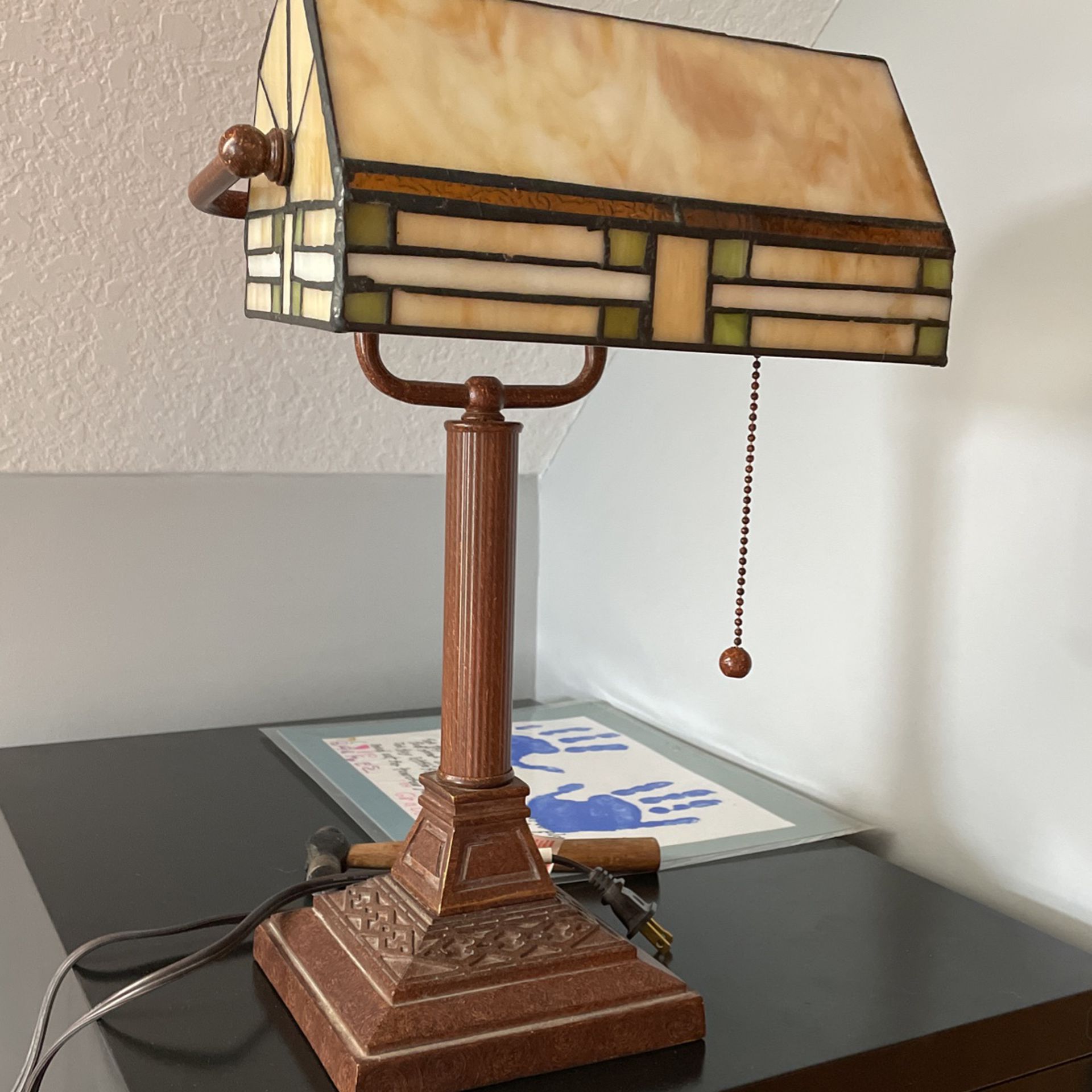 Beautiful stained-glass lamp