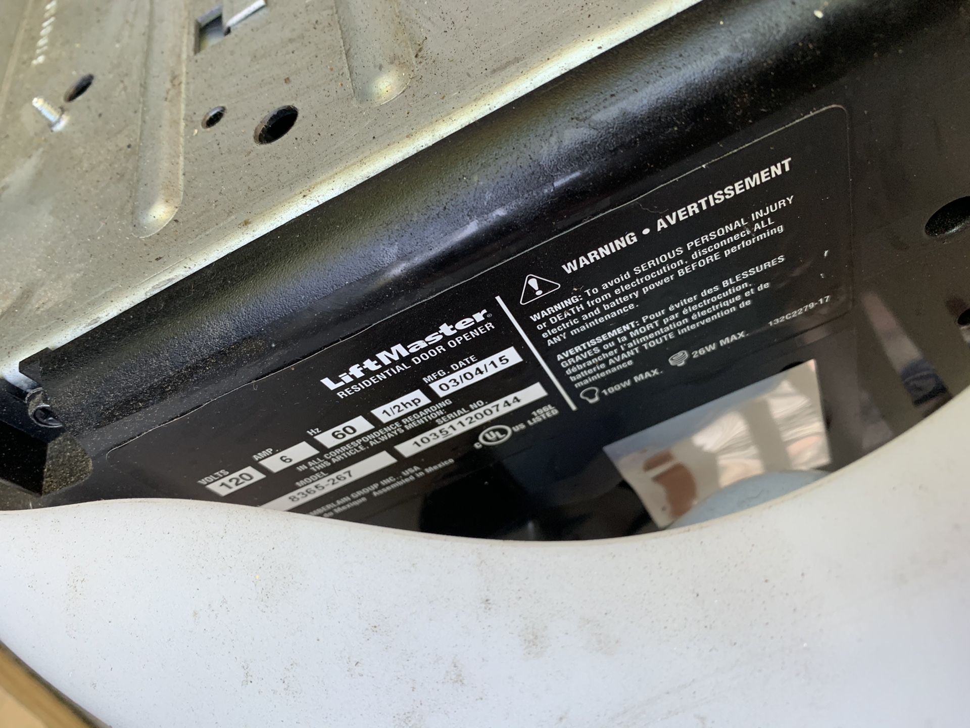 Liftmaster Garage Door Opener
